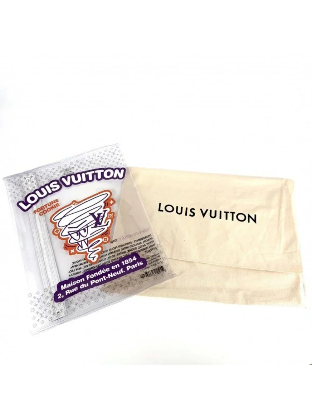 Louis Vuitton Clutch Monogram Fortune Cookies Second Pouch Brown Silver